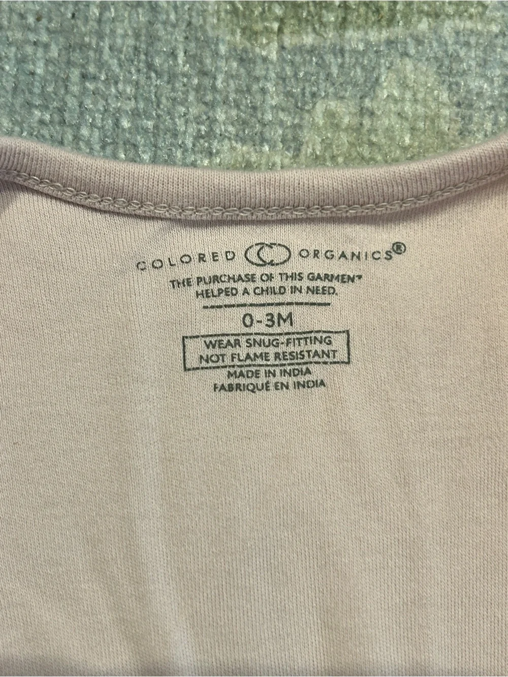 Colored Organics Footed Pajamas Set of 2 Organic Cotton Zip Sleepers 0–3M EUC